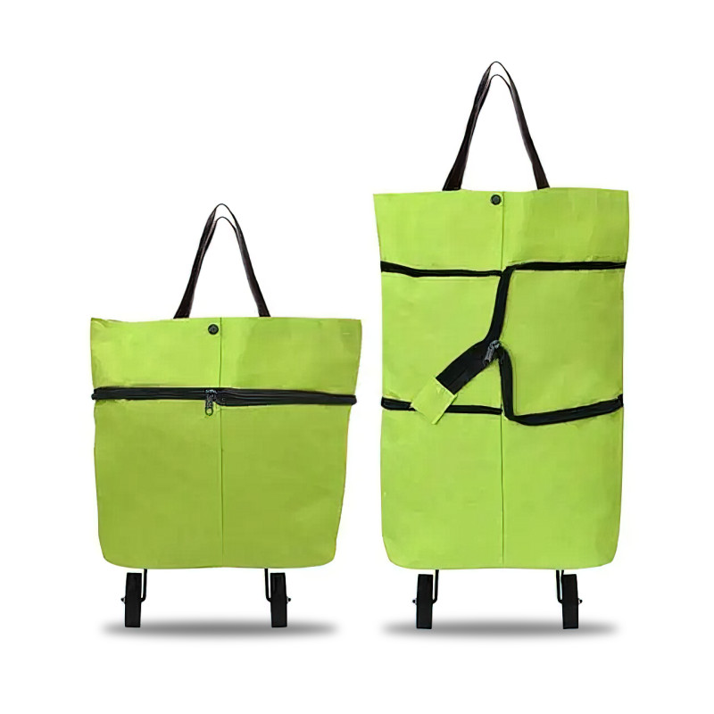 Складная тележка для покупок EcoBag на колесиках, 0.4 кг фото - 2