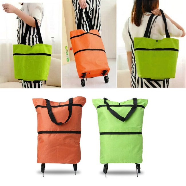 Складная тележка для покупок EcoBag на колесиках, 0.4 кг