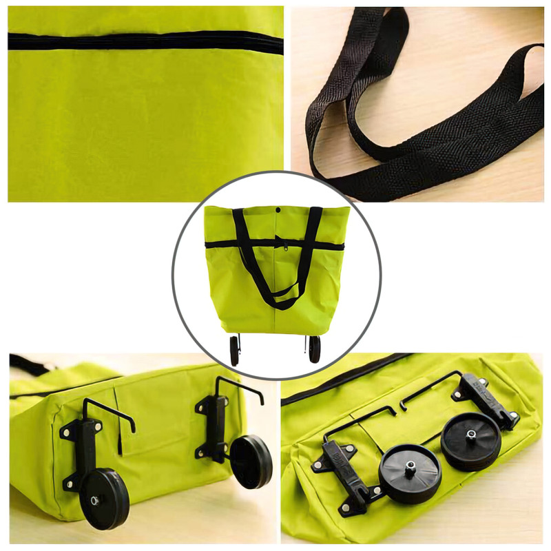 Складная тележка для покупок EcoBag на колесиках, 0.4 кг фото - 7