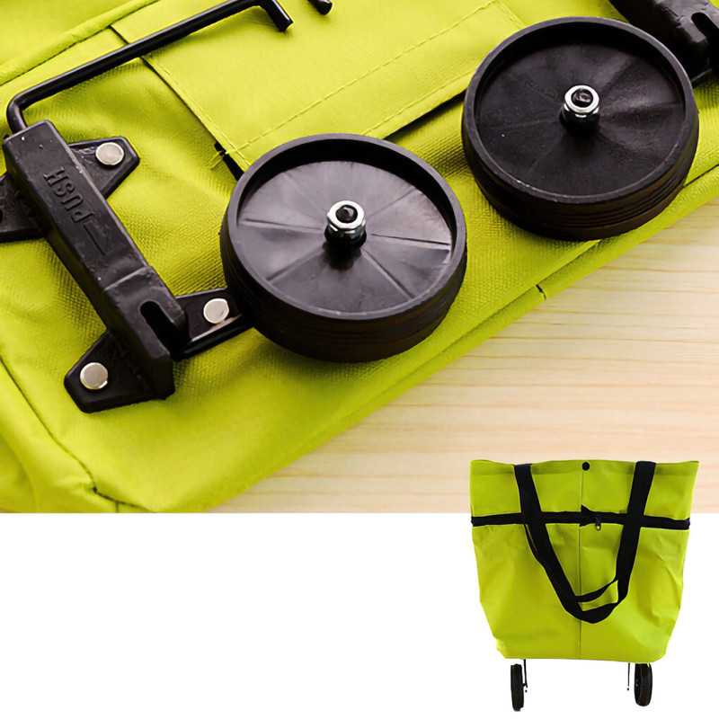 Складная тележка для покупок EcoBag на колесиках, 0.4 кг фото - 5