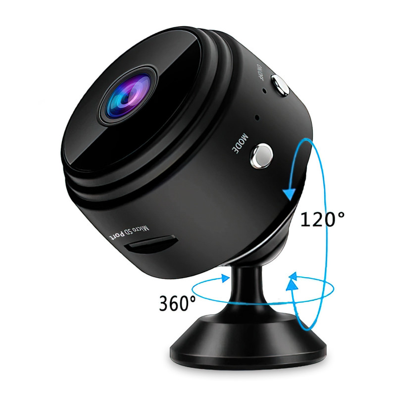 Беспроводная Wi-Fi камера А9 с датчиком движения FullHD фото - 2
