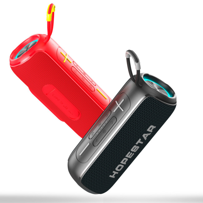 Колонка бездротова Hopestar p26, 10 W, 2400 mAh, Вологозахищена Ipx 7 Червоний