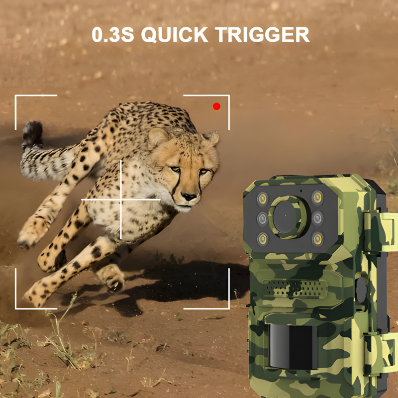 Фотоловушка для охоты с LTE-модулем HUNTING CAMERA 4G Камера с датчиком движения и солнечной батареей фото - 3