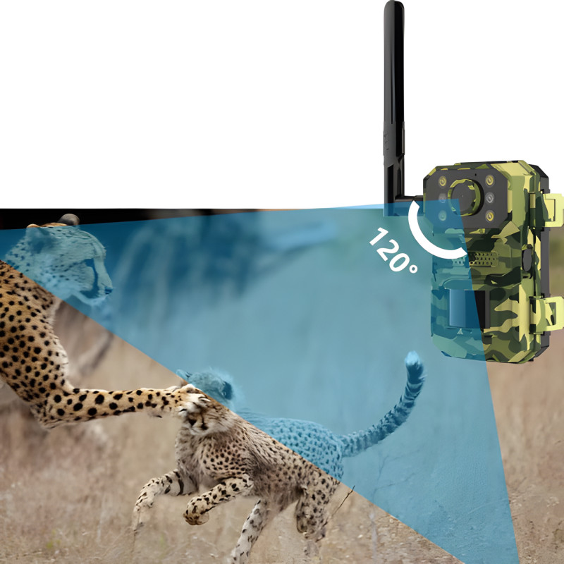 Фотоловушка для охоты с LTE-модулем HUNTING CAMERA 4G Камера с датчиком движения и солнечной батареей фото - 4