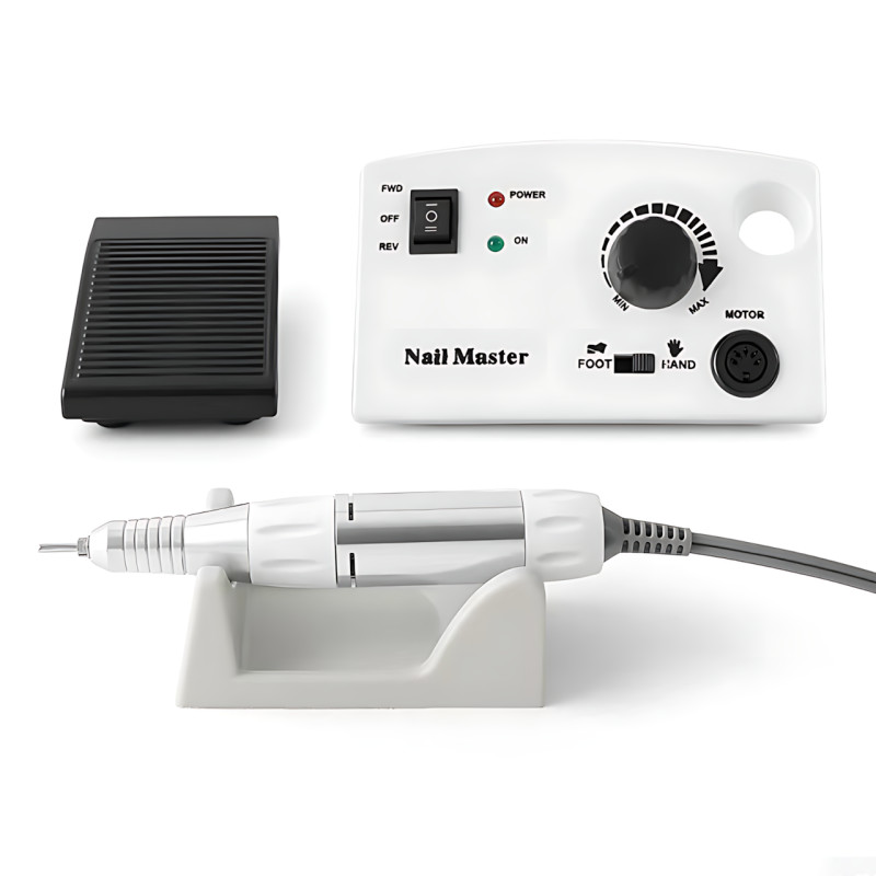 Фрезер для маникюра и педикюра Nail Master DM-211 (ZS-602) 30 000 об/мин, 30 Вт, педаль, реверс, набор насадок фото - 7