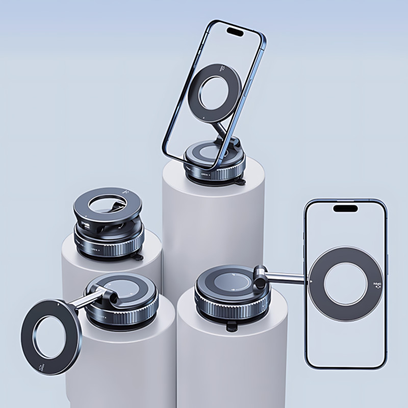 Автомобільний магнітний тримач JoyPro Magnetic Holder 360&deg;, автотримач MagSafe з вакуумною присоскою, 16 магнітів N52, 360&deg; фото - 3