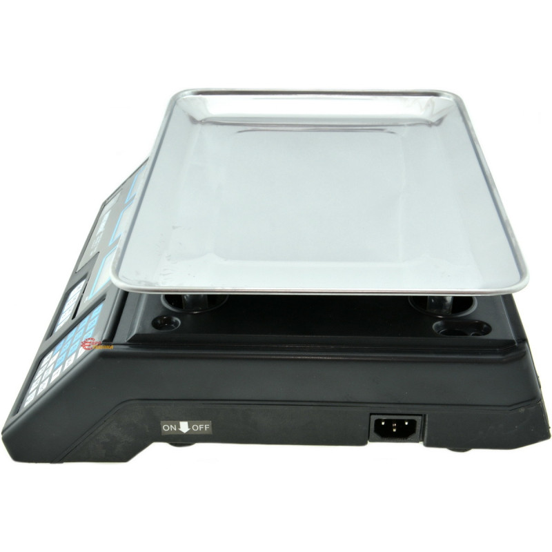 Торговые весы ACS 50KG Staropera T5045 6V аккумулятор, счетчик цены, черный фото - 3