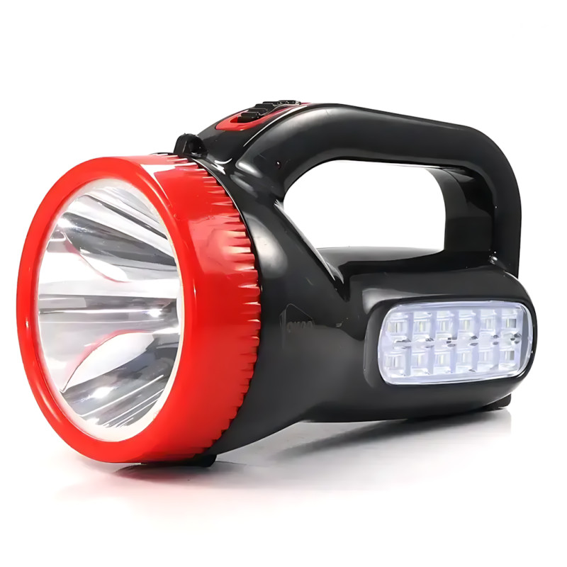 Фонарик TORCH BL-2623 светодиодный аккумуляторный, влагозащищённый, 3 режима работы, зарядка 220 В, выдвижная вилка, ручной фото - 3