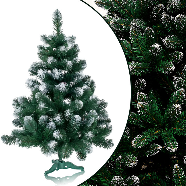 Ялинка штучна &laquo;Королева&raquo; з вогнестійкої екопленки ПВХ з білим кінчиком, Україна &mdash; висоти від 0.35 до 4.0 м 1.3