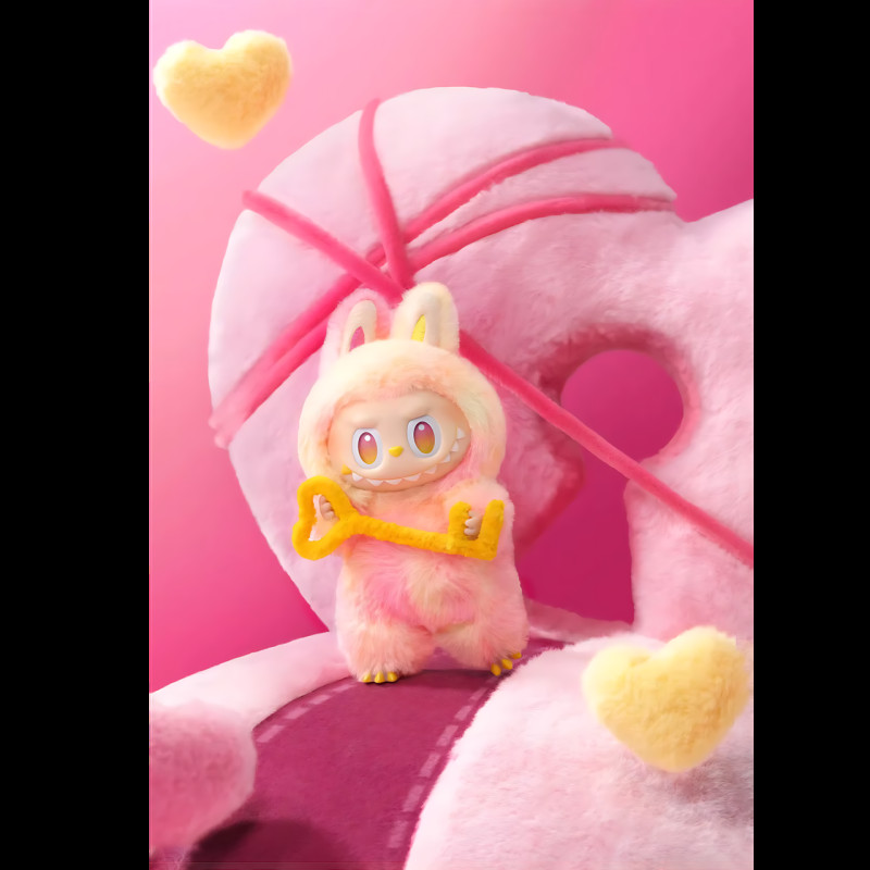 Игрушка-сюрприз брелок Labubu 3 серия Big into Energy, Pop Mart, 17 см, тай-дай плюш, blind box, коллекционная фото - 7