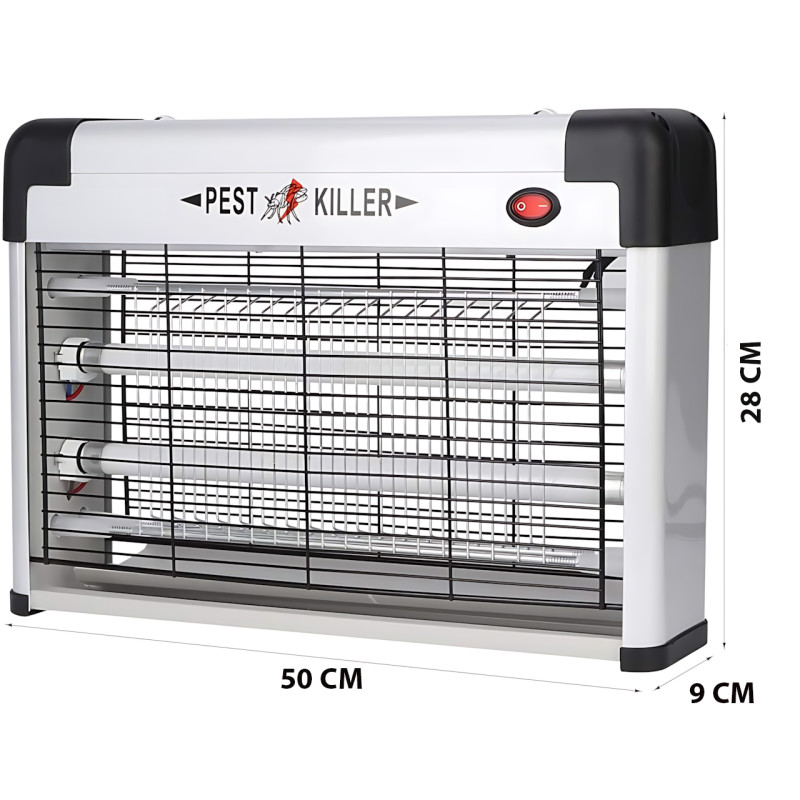Электрическая инсектицидная лампа-ловушка Pest Killer ZCTT-L30, 30 Вт, 220В, 50×28×9 см, для комаров и мух фото - 10