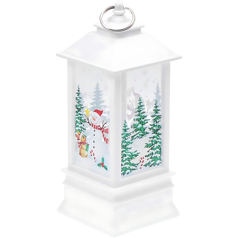 Ночник Рождественский &laquo;Фонарь&raquo; 13 см &mdash; LED-подсветка, декоративный светильник из ПВХ и акрила Бронзовый фото - 3