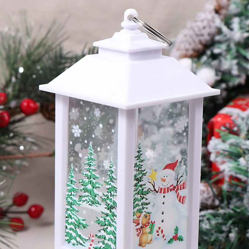 Ночник Рождественский &laquo;Фонарь&raquo; 13 см &mdash; LED-подсветка, декоративный светильник из ПВХ и акрила Бронзовый фото - 6