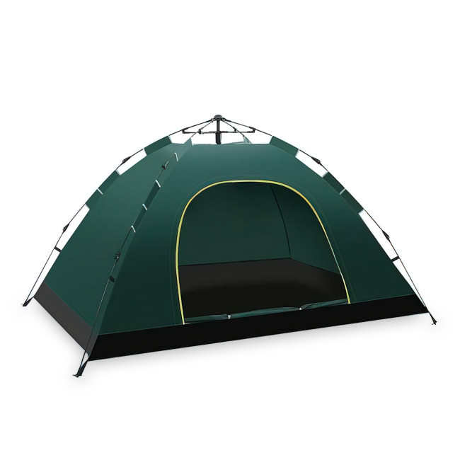 Туристическая палатка автомат BEST 1, 3-х местная, 200х150 см, зеленая