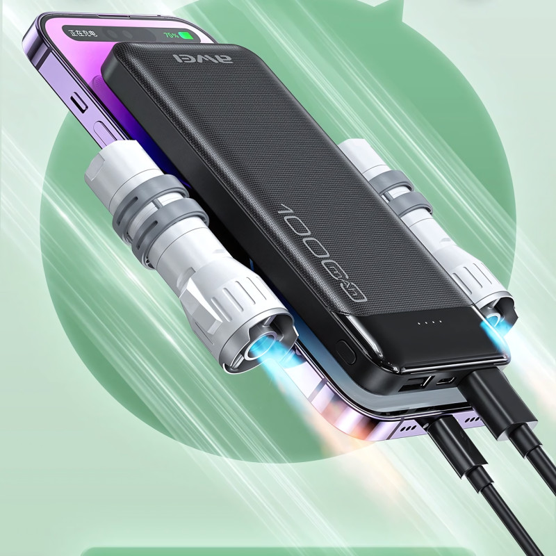 Портативний зарядний пристрій Power Bank Awei P37K 10000mah фото - 4