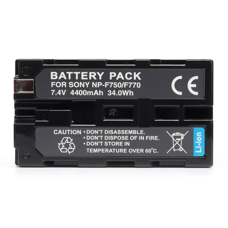 Акумулятор 7.4v 4400mAh для фото- і відеотехніки, Li-lon акумуляторна батарея для відеосвіту фото - 4