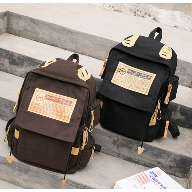 Міський британський рюкзак QP™ Onareg Designs 16л, унісекс, 5 кольорів Коричневий