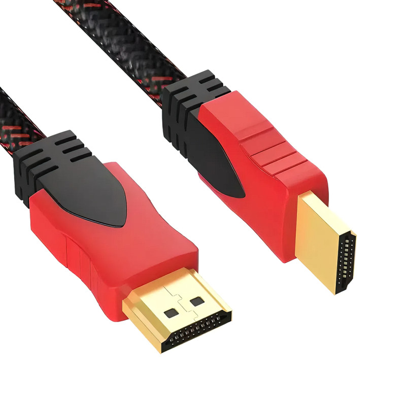 Кабель HDMI-HDMI Pro vision, 1.5 метра, 1080 р, версія 1.4, з фільтрами та захисним переплетенням фото - 2