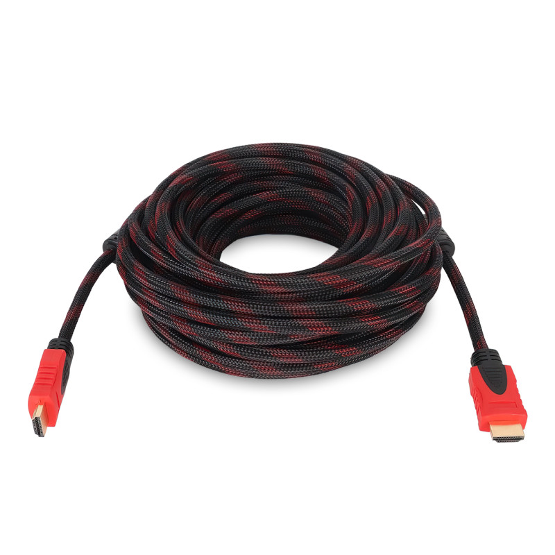 Кабель HDMI-HDMI Pro vision, 1.5 метра, 1080 р, версія 1.4, з фільтрами та захисним переплетенням фото - 5