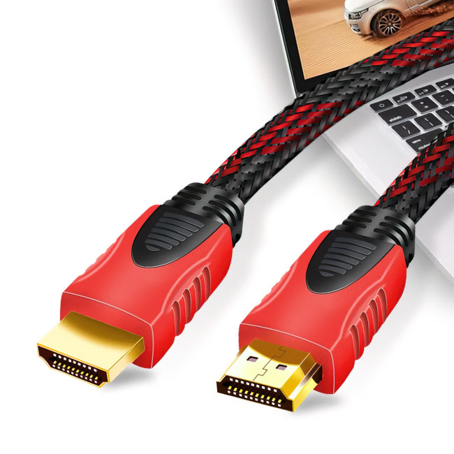 Кабель HDMI-HDMI Pro vision, 1.5 метра, 1080 р, версія 1.4, з фільтрами та захисним переплетенням