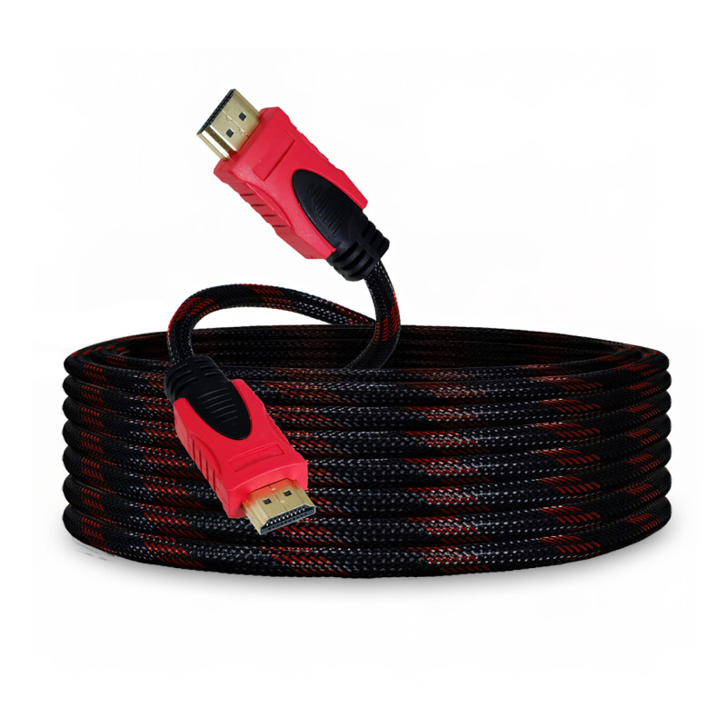 Кабель HDMI-HDMI Pro vision, 1.5 метра, 1080 р, версія 1.4, з фільтрами та захисним переплетенням фото - 4