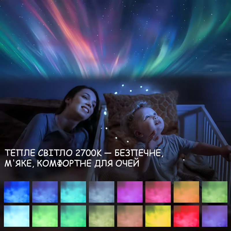 Проектор морской ряби с LED-подсветкой, динамическим световым эффектом и Bluetooth-динамиком, с пультом, аккумулятором, диммер фото - 7