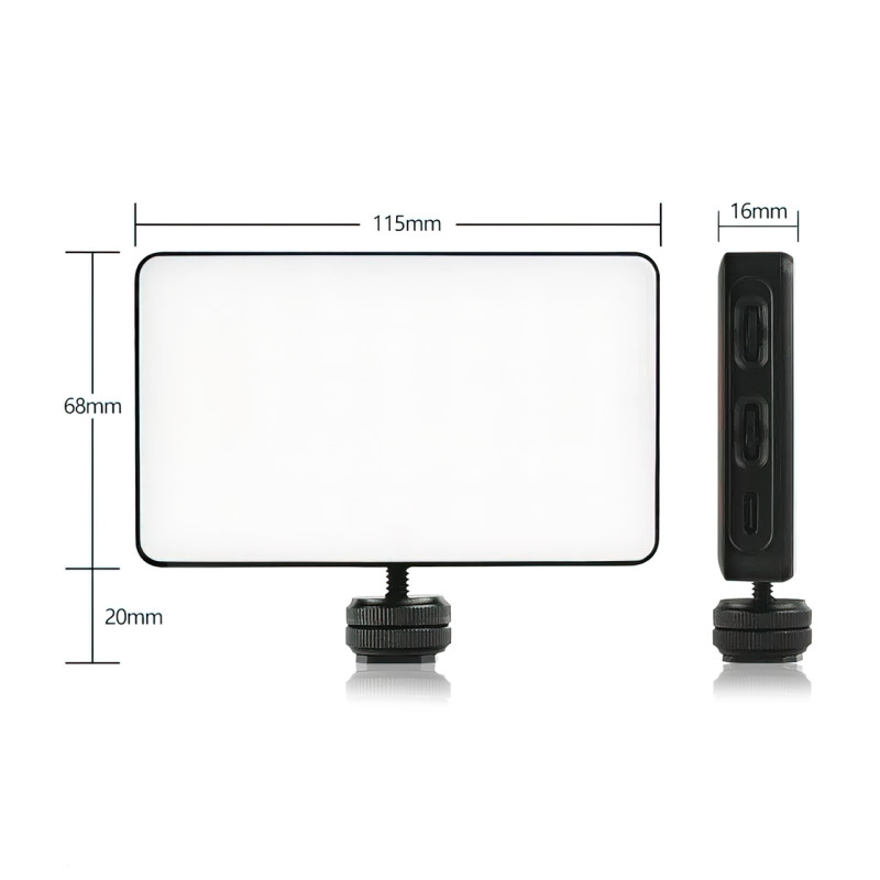 LED лампа Luxceo W140 RGB для фото и видео, 8 Вт, от 2500 до 9000 К, аккумуляторная 3100 мА/ч, 140 диодов фото - 6