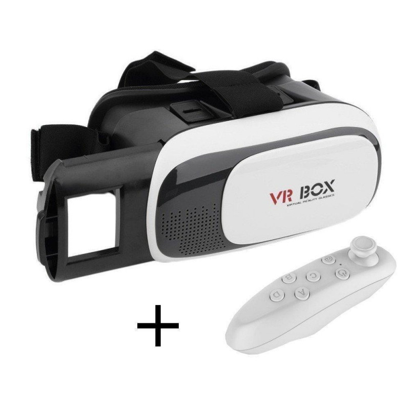 3DОчки виртуальной реальности VR BOX G2 с пультом, bluetooth, фокусировка линз фото - 2