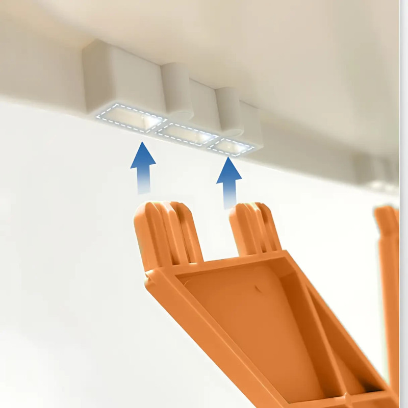 Универсальный пластиковый органайзер Shoe rack AND LY-580 4 полки для обуви, книг, в ванную, на кухню фото - 5