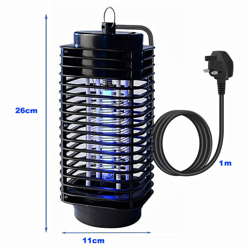 Портативная электрическая LED лампа-ловушка для насекомых, Mosquito killer AND LY-576, синий свет фото - 8