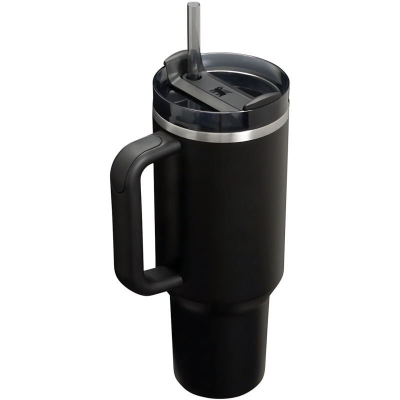 Термокухоль Stanley 1,18 л з кришкою FlowState і соломинкою, вакуумна ізоляція, неіржавка сталь, ручка Червоний фото - 3