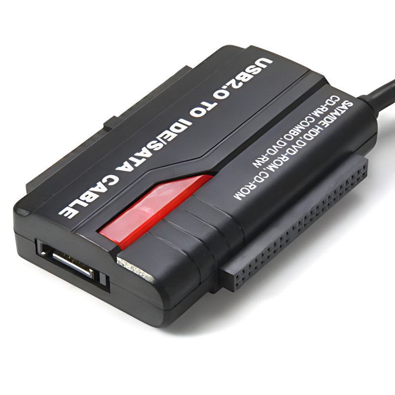 Переходник GUT USB–SATA/IDE 2.5" до 3.5'' ТБ — адаптер для HDD к ПК без корпуса фото - 3