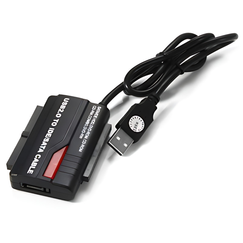 Переходник GUT USB–SATA/IDE 2.5" до 3.5'' ТБ — адаптер для HDD к ПК без корпуса фото - 7