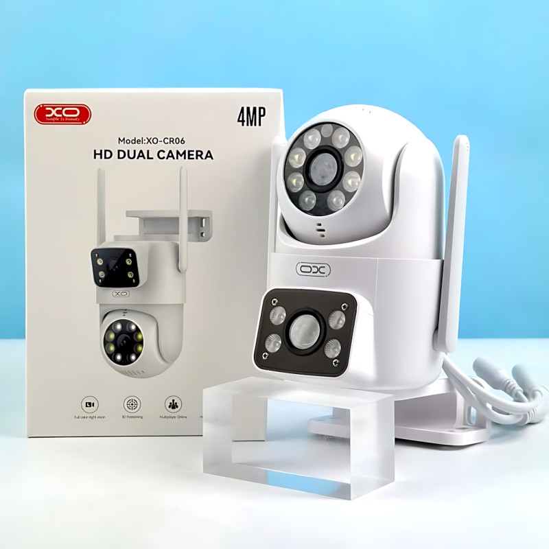 Камера XO CR06 Star 400W Pixel, дворазова Wi-Fi-камера з Full HD, нічним баченням, звуком і ІЧ-підсвіткою фото - 8