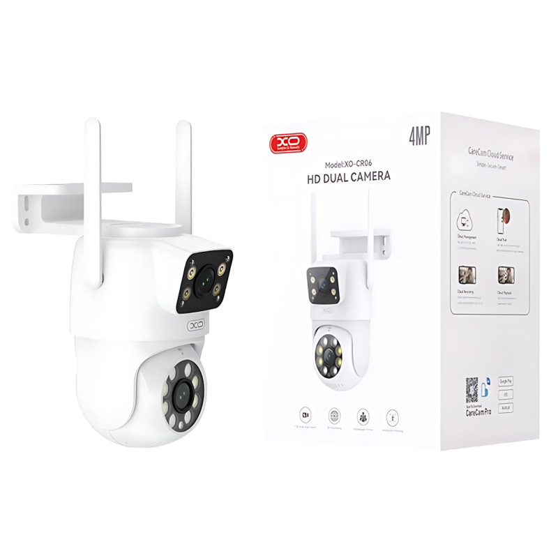 Камера XO CR06 Star 400W Pixel, дворазова Wi-Fi-камера з Full HD, нічним баченням, звуком і ІЧ-підсвіткою фото - 7