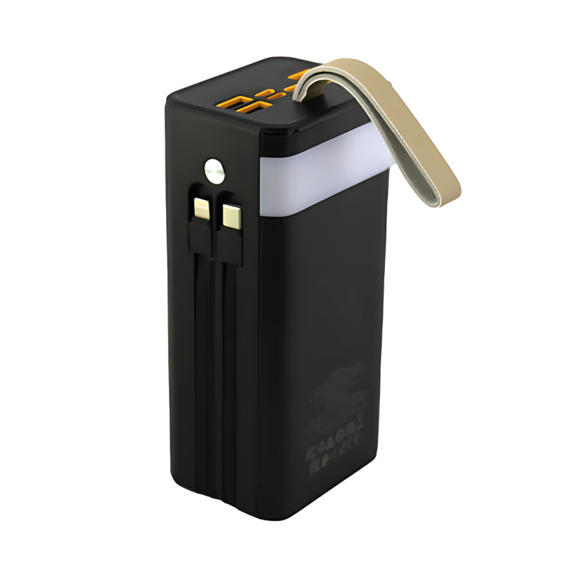 Мобильное зарядное устройство Power Bank Borofone DBT35A 40000mAh, 6 устройств, PD 20W, LED-дисплей, фонарь фото - 6