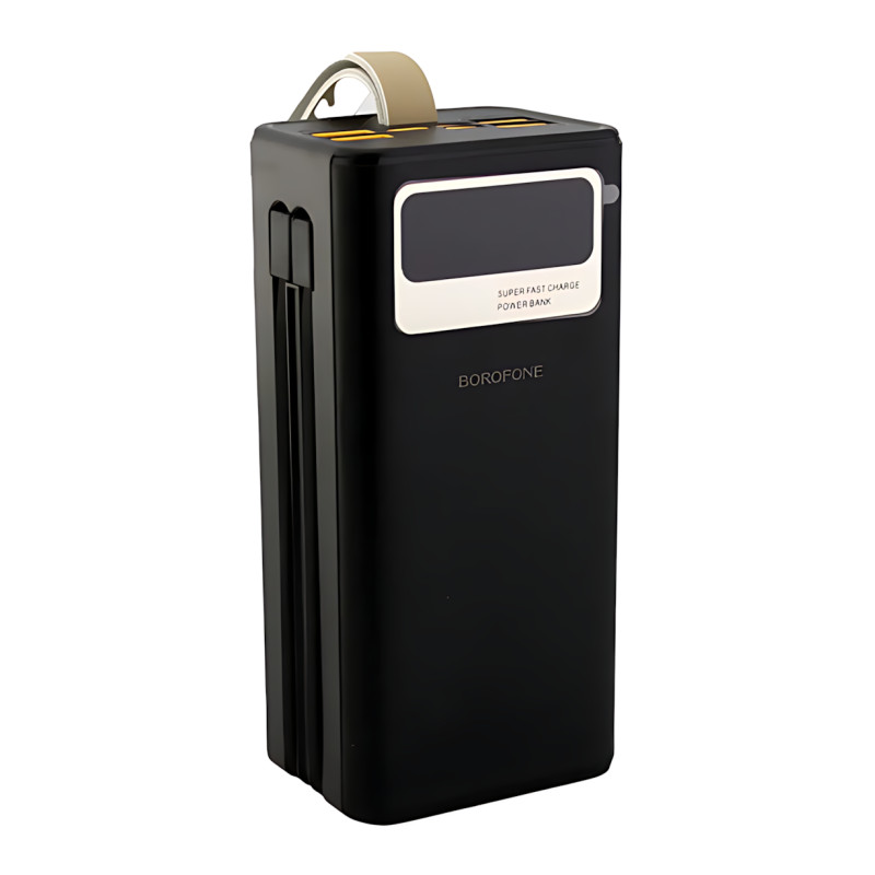 Мобильное зарядное устройство Power Bank Borofone DBT35A 40000mAh, 6 устройств, PD 20W, LED-дисплей, фонарь фото - 7