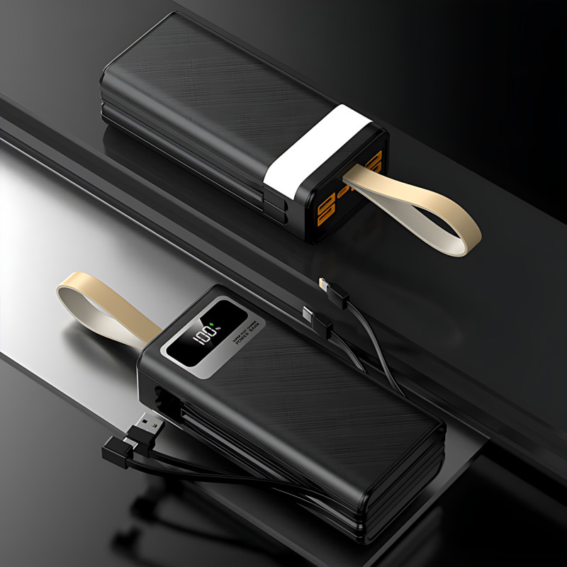 Мобильное зарядное устройство Power Bank Borofone DBT35A 40000mAh, 6 устройств, PD 20W, LED-дисплей, фонарь фото - 2