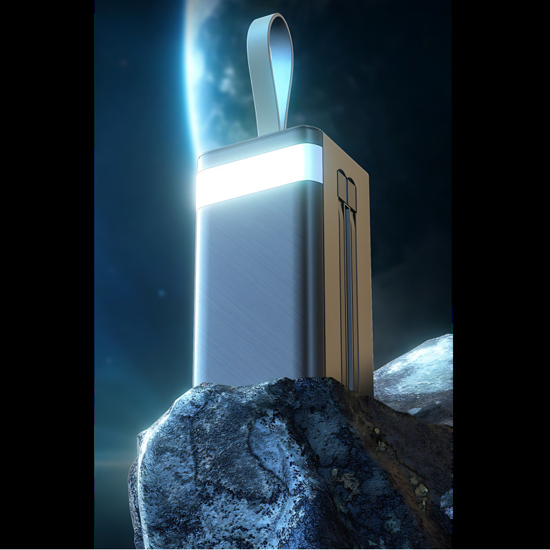 Мобильное зарядное устройство Power Bank Borofone DBT35A 40000mAh, 6 устройств, PD 20W, LED-дисплей, фонарь фото - 5