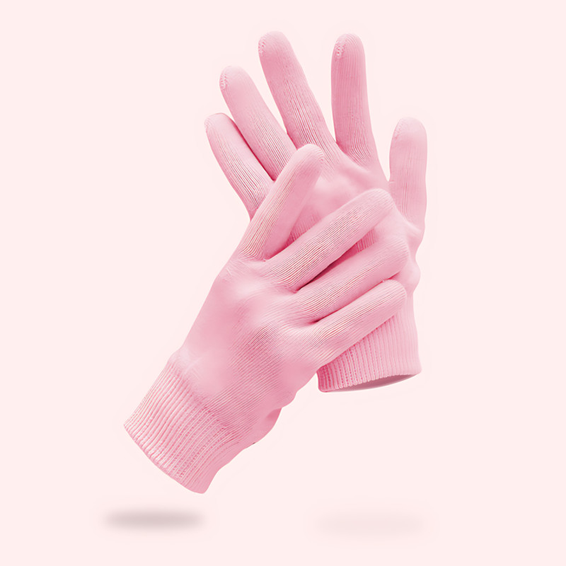 Косметические увлажняющие перчатки Spa Gel Gloves с гелевой пропиткой, СПА-перчатки фото - 2