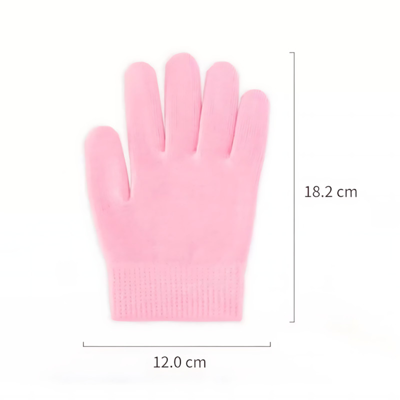 Косметические увлажняющие перчатки Spa Gel Gloves с гелевой пропиткой, СПА-перчатки фото - 9