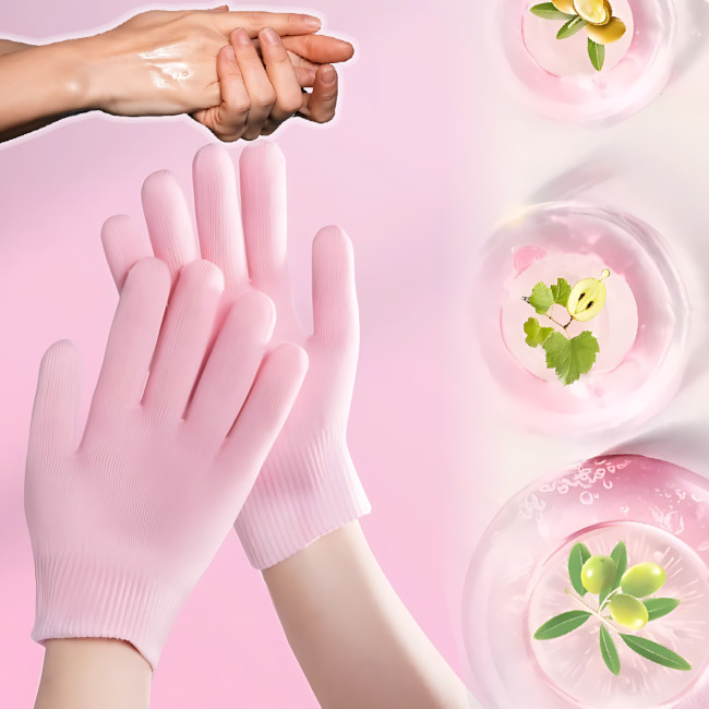 Косметические увлажняющие перчатки Spa Gel Gloves с гелевой пропиткой, СПА-перчатки