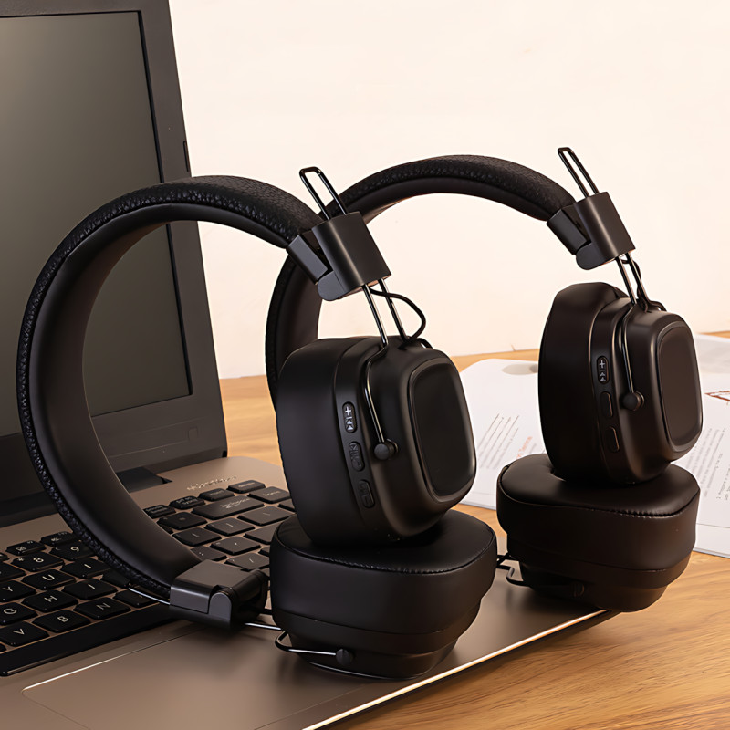 Навушники Marshall MDR BT: Bluetooth 5.1, 80+ годин роботи, бездротове заряджання, мікрофон, 40 мм, чорний фото - 8