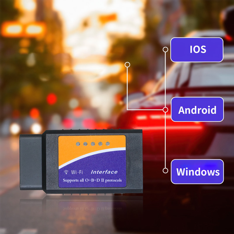 Автомобільний сканер OBD2 ELM327, WI-FI, понад 20 параметрів, база на 3000 кодів помилок фото - 5