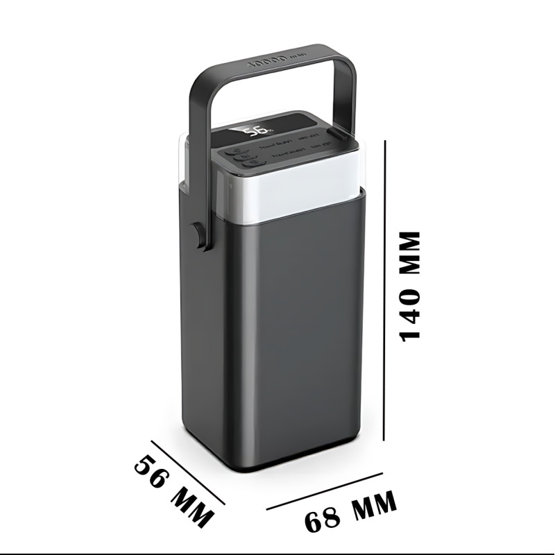 Power Bank LENYES PX492D 40000mAh, 22.5W, 4 порта USB-A и Type-C фото - 8