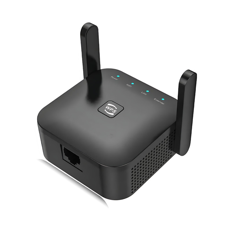 Беспроводной WI-FI репитер сигнала, универсальный ретранслятор AND LV-WR53Q, 2.4 ГГц, 2 антенны, 300 Мбит/с фото - 7