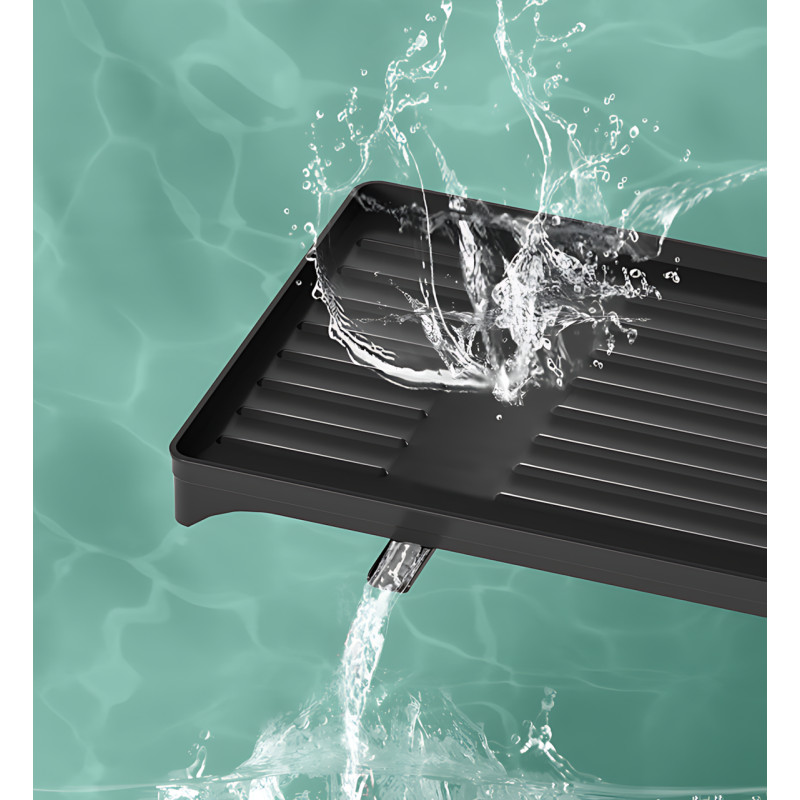 Настольная сушилка для посуды Escurridor 2-ярусная SV227, для тарелок/чашек/столовых приборов, стальная, с поддоном, 48&times;29&times;31 см фото - 6