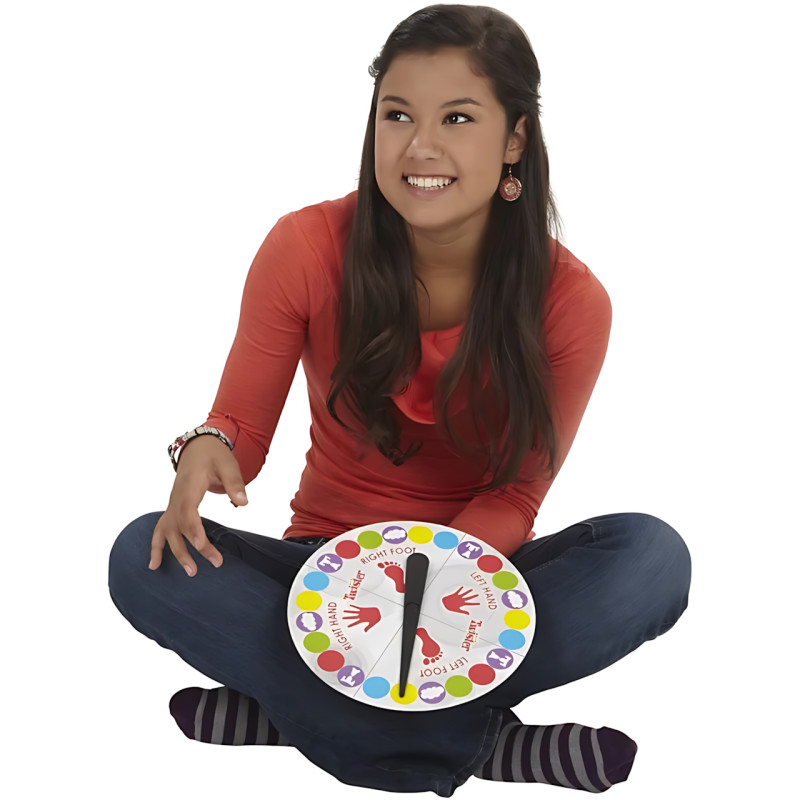 Підлогова гра "Твістер" MA780 Dance Pad Toy Party Game, килимок 160&times;112 см, диск 19 см, для дітей і дорослих, кольорова коробка фото - 3