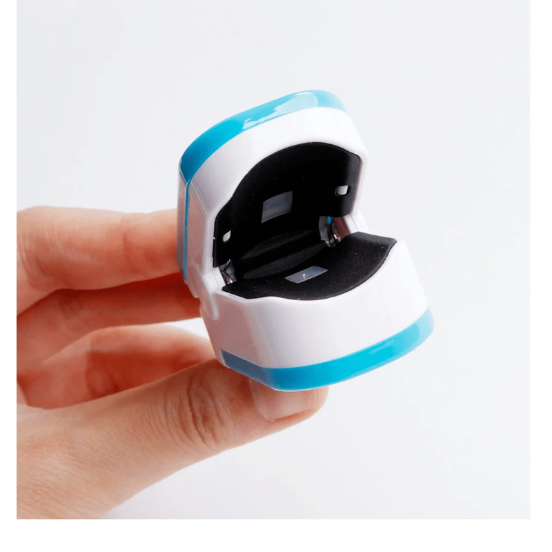 Портативний пульсоксиметр на палець Pulse oximeter bl-230 на батарейках – перевірка насичення крові киснем фото - 14