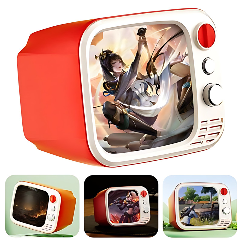 Игровая приставка H7 Mini TV РЕТРО с экраном 3,5&Prime;, HDMI + AV, 2 джойстика 2.4G, аккумуляторная ретро-консоль NES для ТВ, 740 игр фото - 2